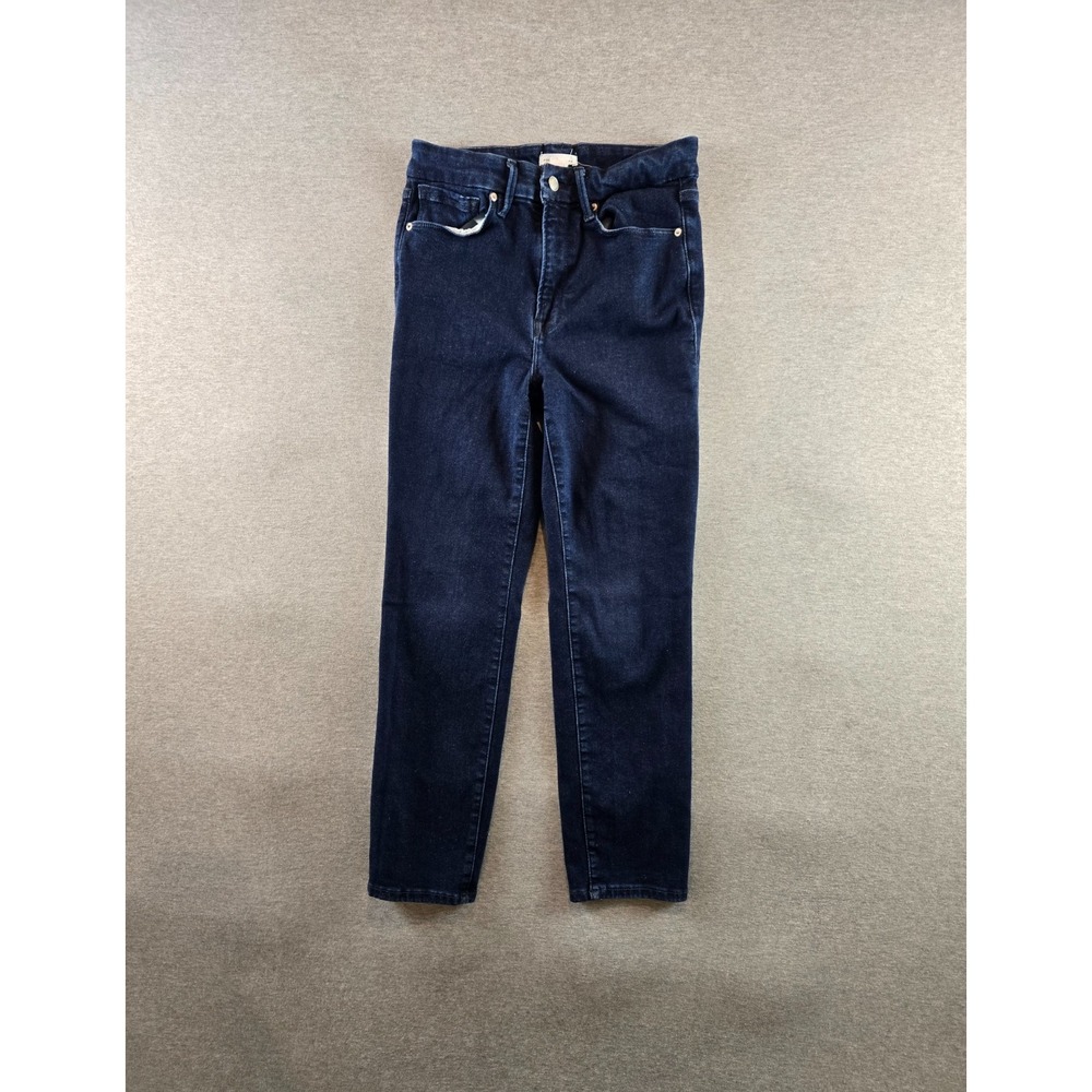 Good American Jeans Womens 6-12 Blue Good Waist Always Fits High Rise Skinny